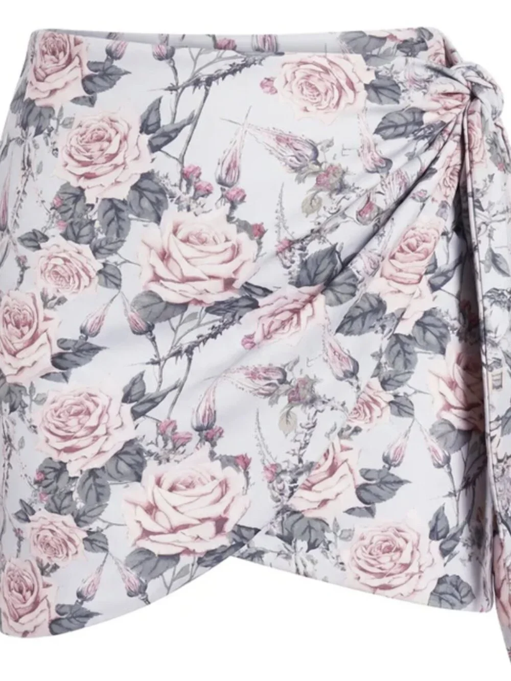 Faux Wrap Swim Skirt
